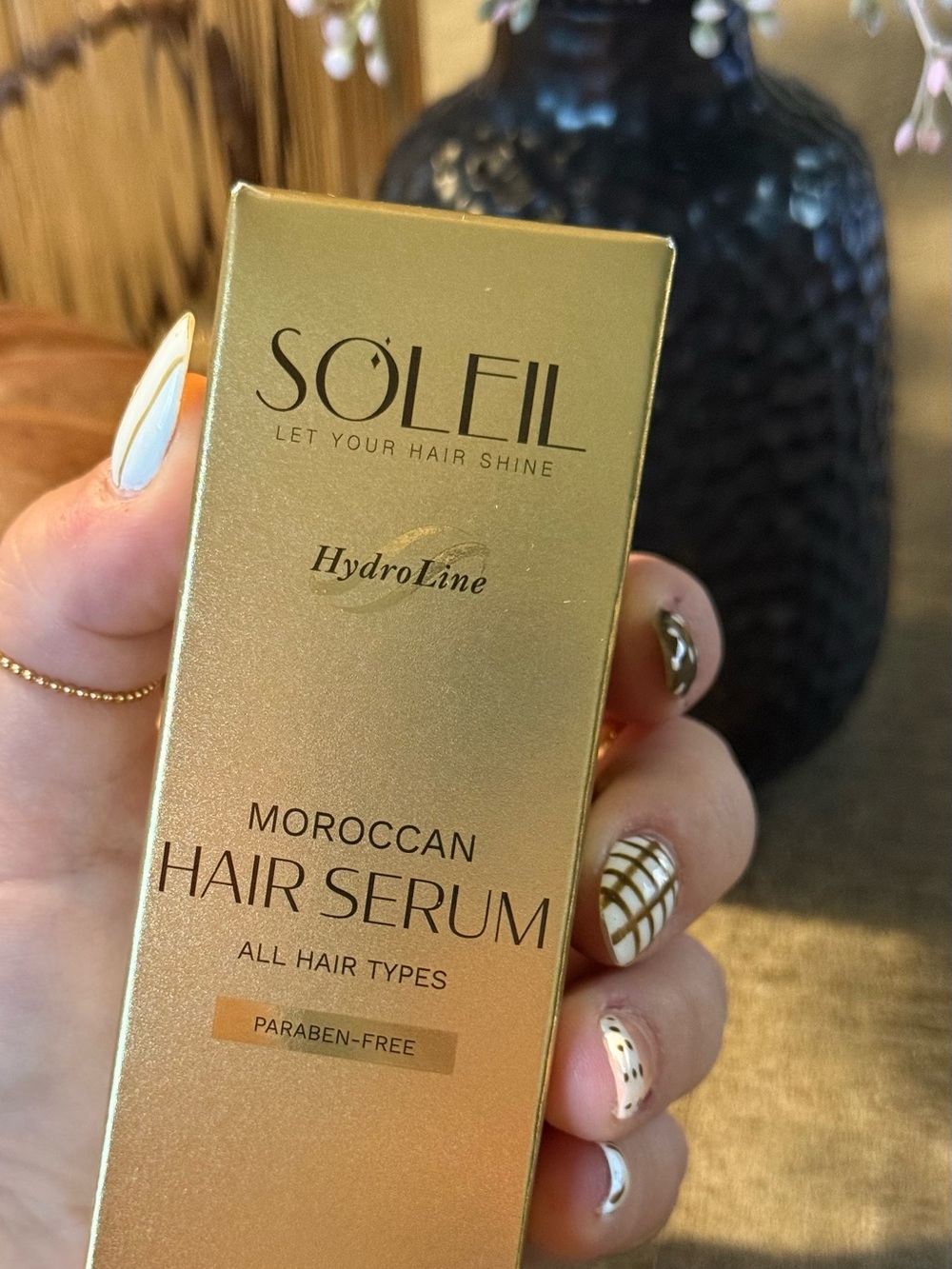 Moroccan Hair Serum — Gold Shine Treatment